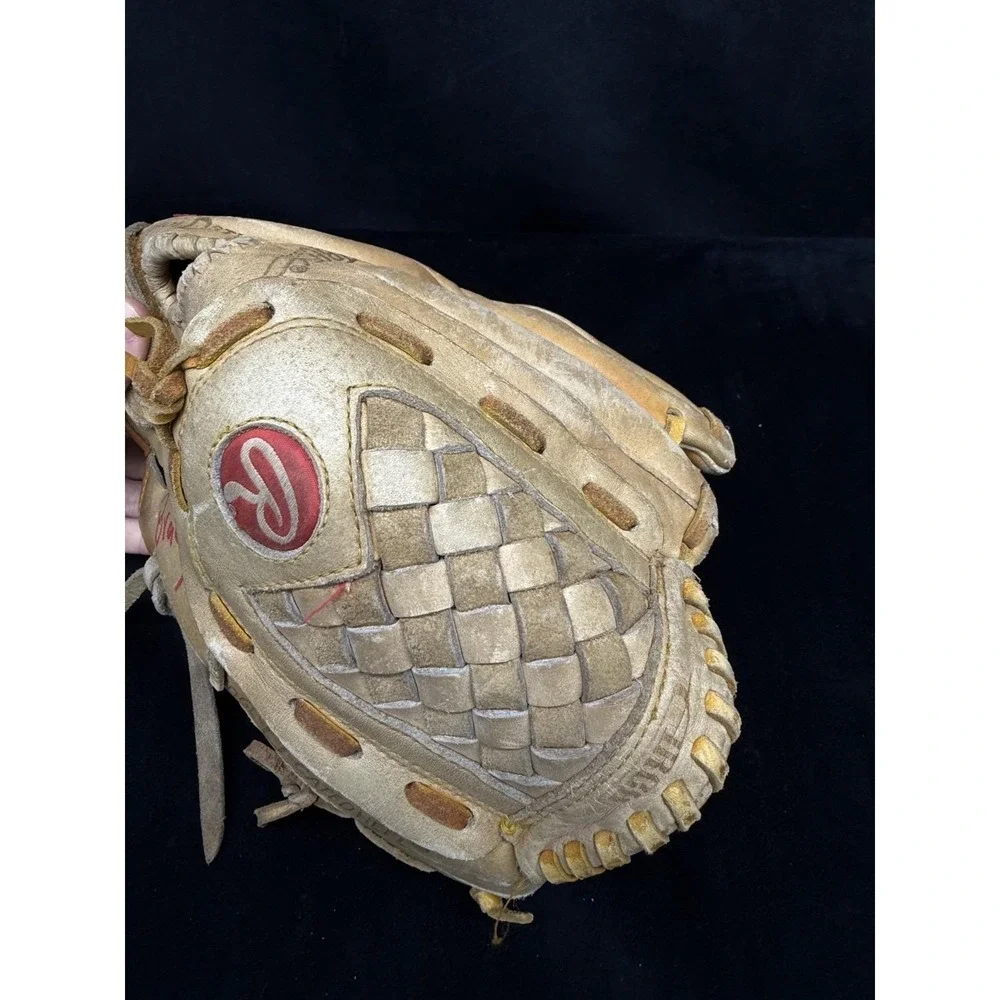 Nolan Ryan Baseball Glove Rawlings RBG34 Fastback & Ed-U-Cated RHT Deep Well Pkt